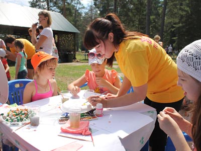 Каждый ребёнок нашёл себе мастер-класс по душе и по способностям