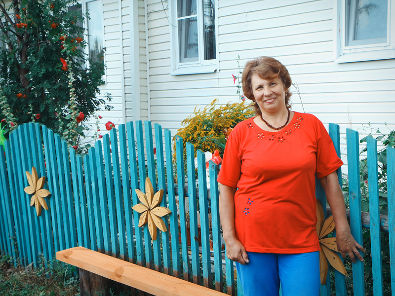 Вера Ивановна Ползкова (53 года, пенсионерка по выслуге лет): «Мы, жители  Сноведи, патриоты села и потому верим в лучшее наших деревень!»